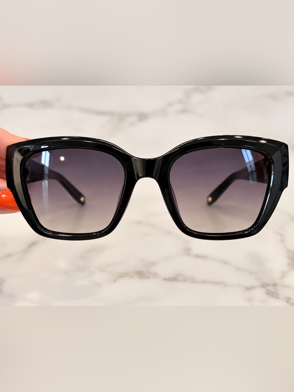 Carolina Lemke Adella Black Gold Sunglasses CL9324-01 Designer Eyewear